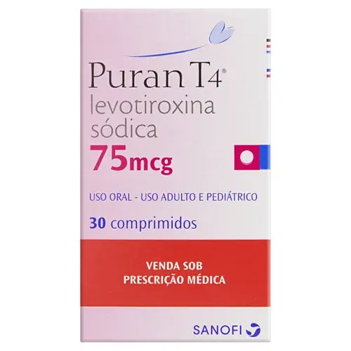 Produto PURAN T4 75MCG 30CP