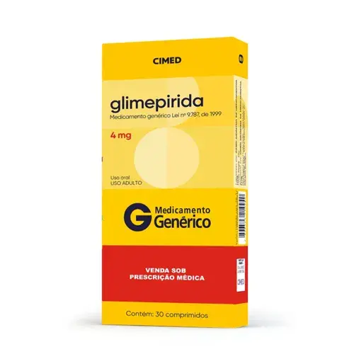 Produto GLIMEPIRIDA 4MG 30CP