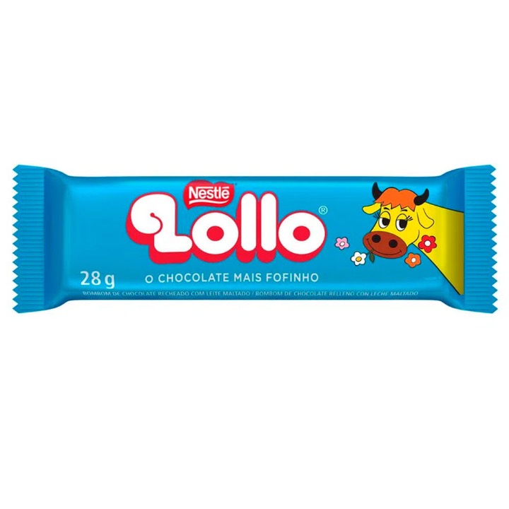 Produto LOLLO CHOC LEIT 28G