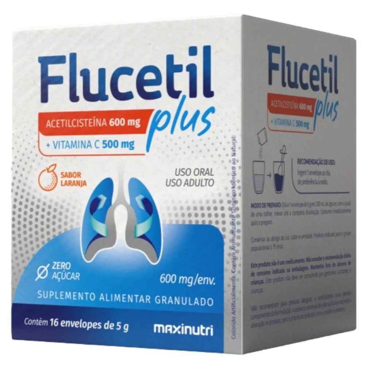 Produto FLUCETIL PLUS+VIT C 16ENV