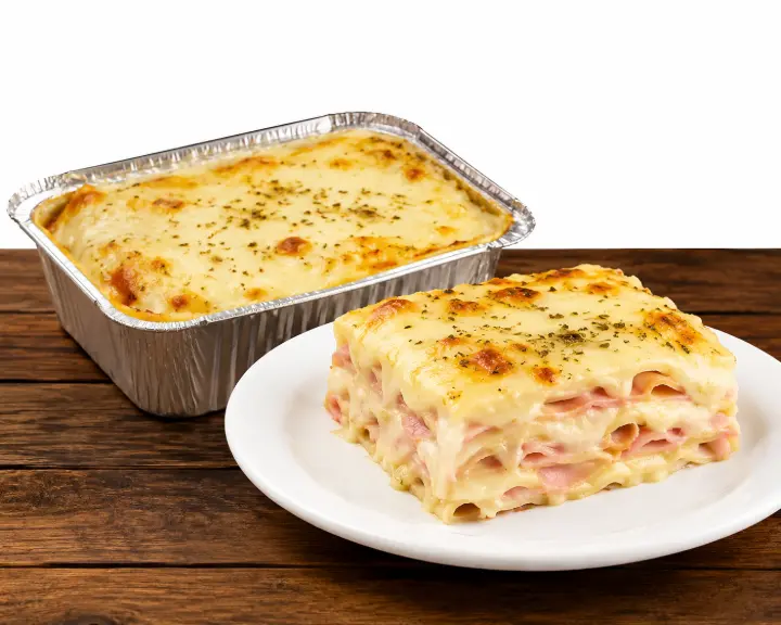 Produto Lasanha de Presunto e Queijo (Pequena)