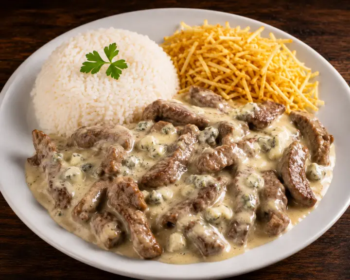 Produto Iscas de Filé com Molho Gorgonzola