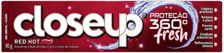 Produto Creme Dental - Closeup