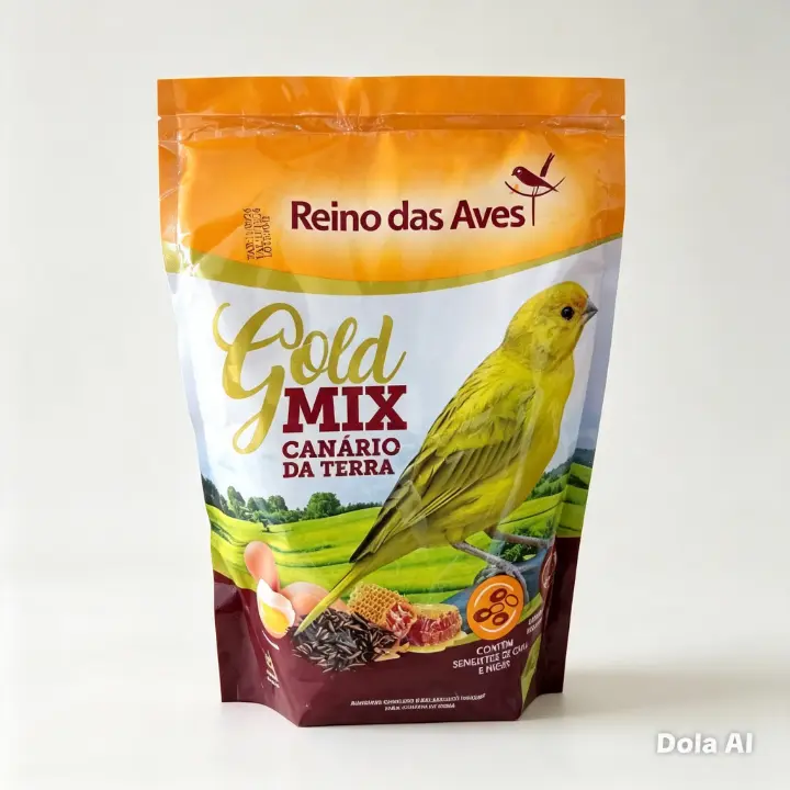 Produto Gold Mix Canário da Terra - Reino das Aves