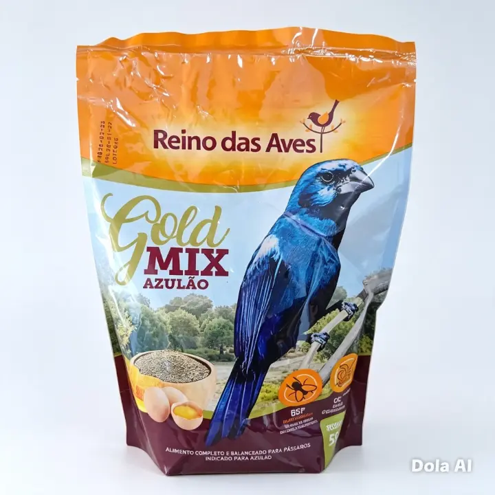 Produto Gold Mix Azulão - Reino das Aves 500g