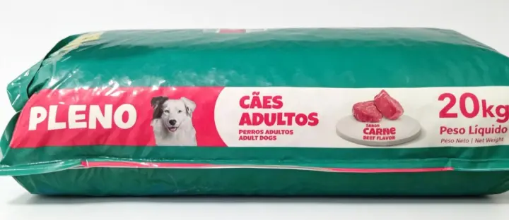 Produto Ração Pleno - Sabor Carne para Cães Adultos 20kg