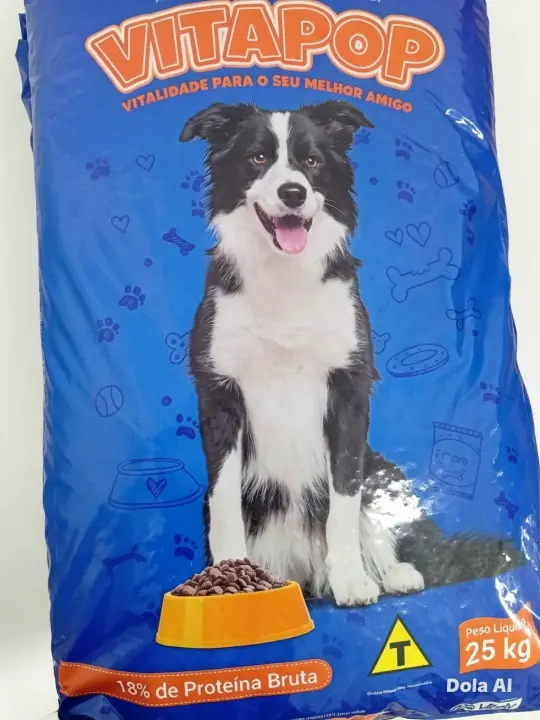 Produto Ração Vitapop 18% Proteína Bruta - Cães Adultos 25kg