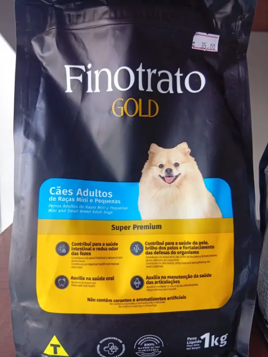 Produto Finotrato Gold Super Premium – Cães Adultos Raças Mini e Pequenas – 1kg