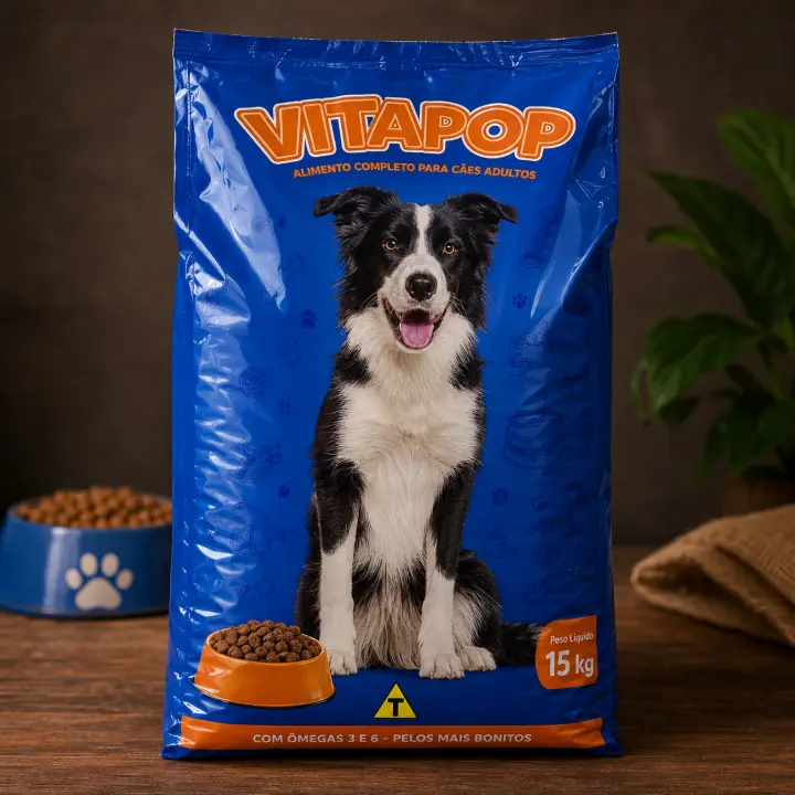 Produto Ração Vitapop para Cães – 15kg