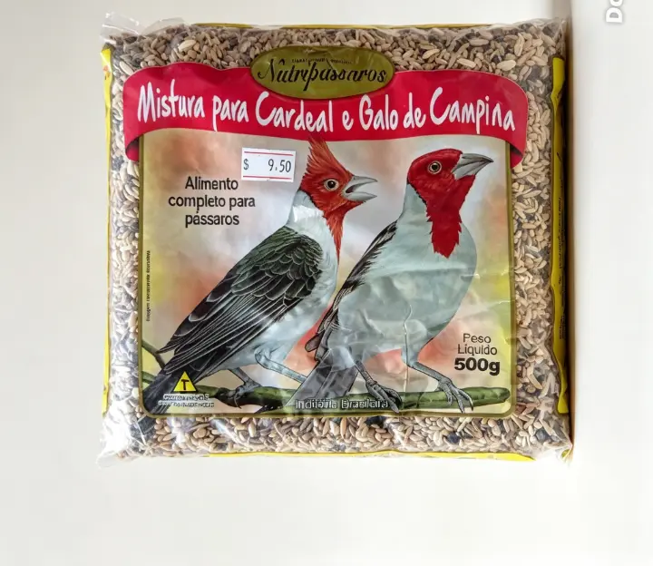 Produto Mistura para Cardeal e Galo de Campina 500g