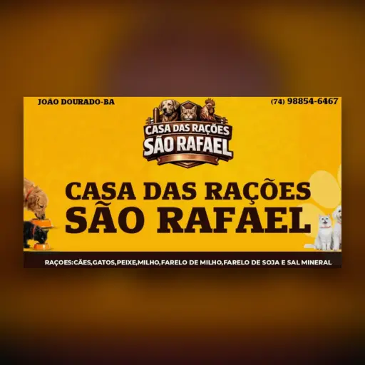Logo casa das rações São Rafael