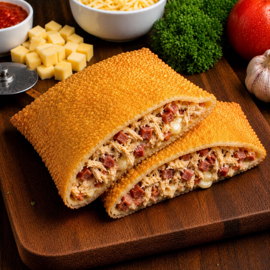 Produto Pastel Calabresa com Frango