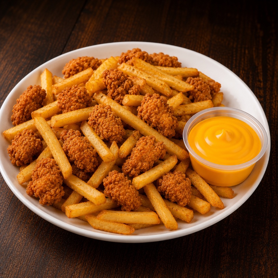 Produto Fritas com Frango