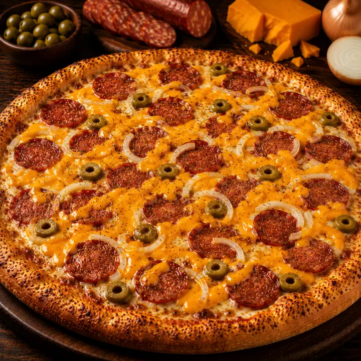 Produto Calabresa Com Cheddar