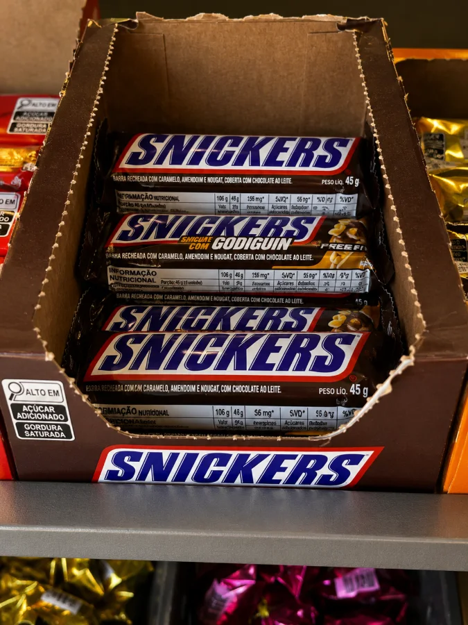 Produto Barra de Chocolate Snickers 45g