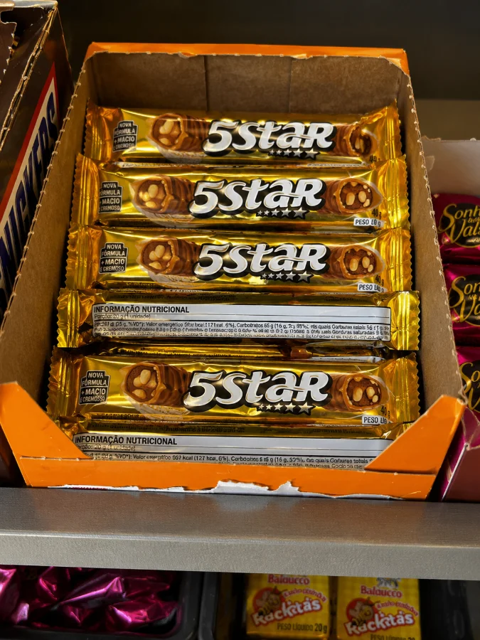 Produto Chocolate 5Star 40g