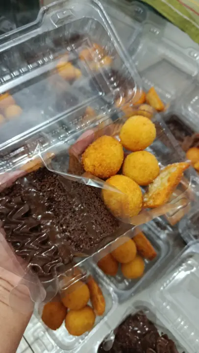 Produto Marmita Torta e cinco salgados variados
