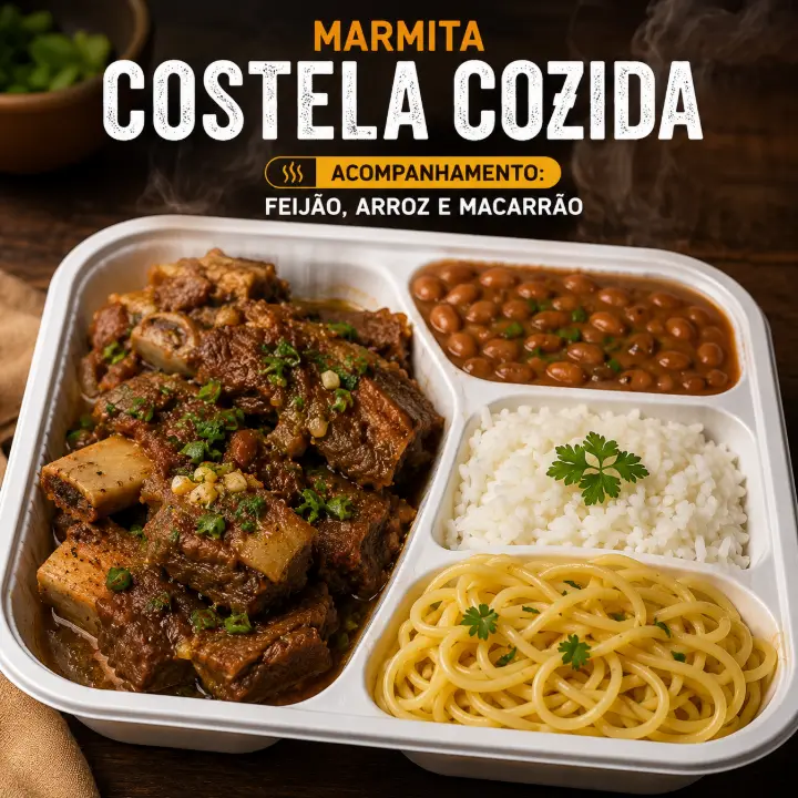 Produto MARMITA COSTELA COZIDA