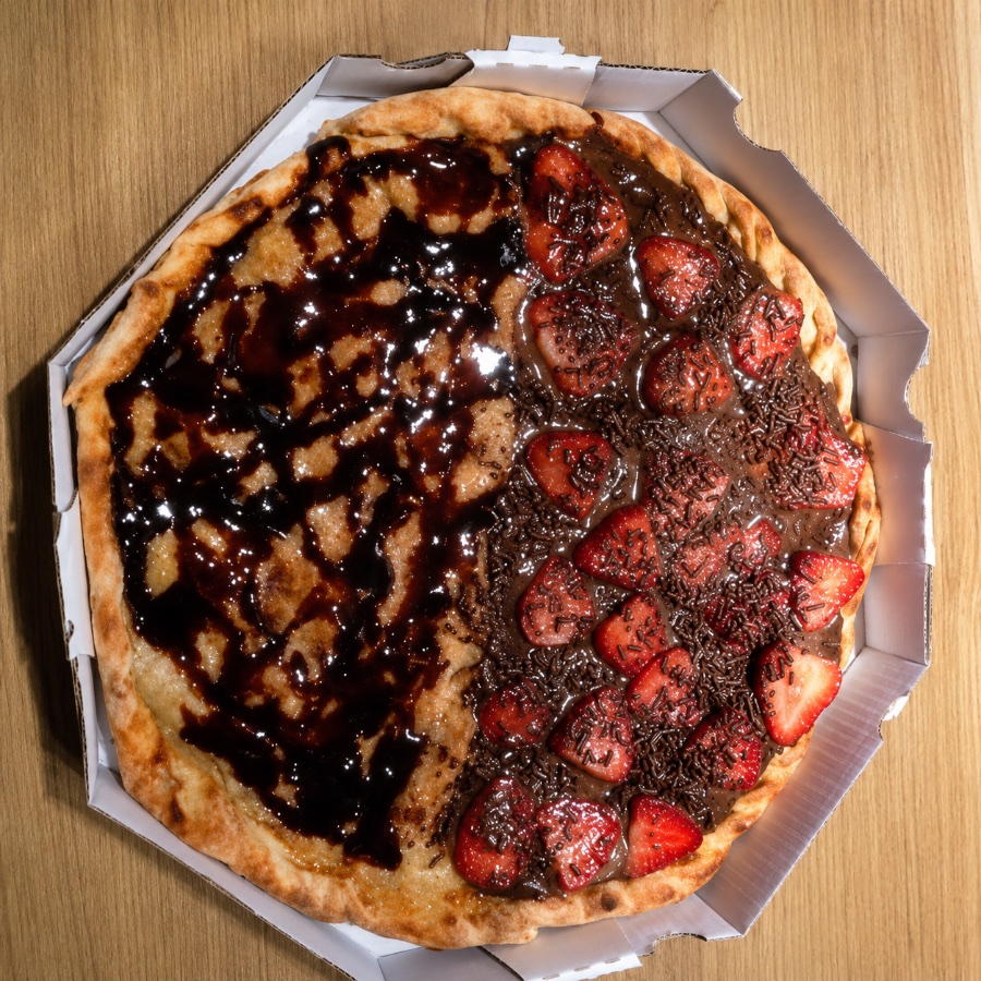 Produto Pizza doce de brigadeiro