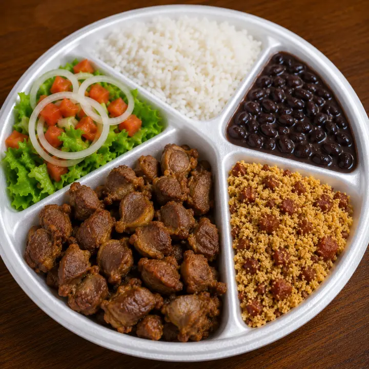 Produto Marmita - moela frita