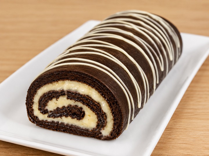 Produto Fatia Rocambole de Coco com Chocolate