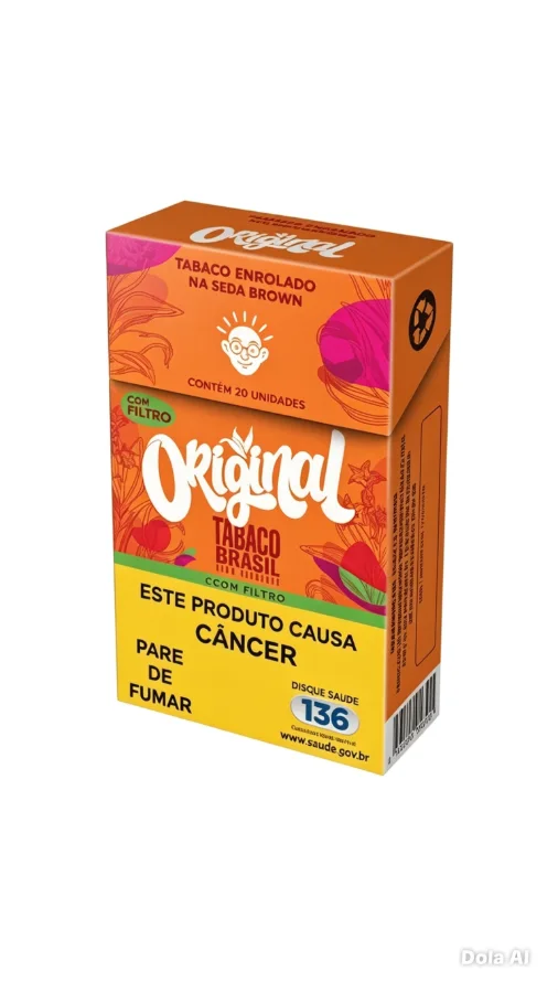 Produto Tabaco Enrolado Original Brasil Brown com Filtro