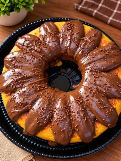 Produto Bolo G de cenoura com chocolate