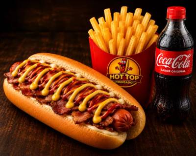 Produto Combo Hot Dog Bacon