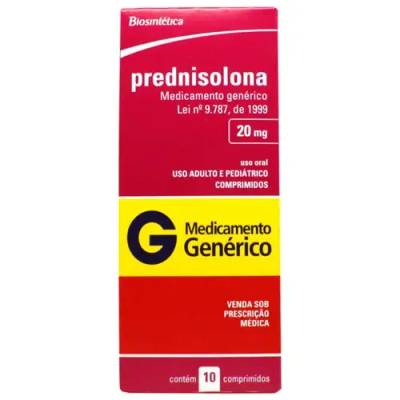 Produto PREDNISOLONA 20MG 10CP