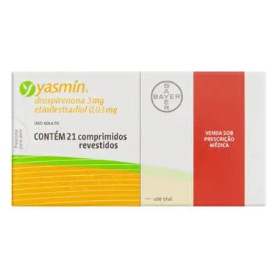Produto YASMIN 3MG+0,03MG 21+7CP REV