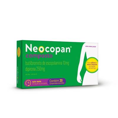 Produto NEOCOPAN COMP 10MG+250MG 20CP