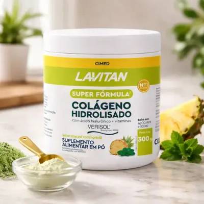 Produto LAVITAN COLÁGENO VERISOL ABACAXI COM HORTELÃ 300 G