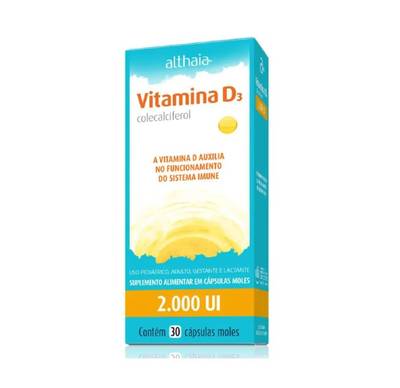 Produto VITAMINA D3 2.000UI 30CAP GEL