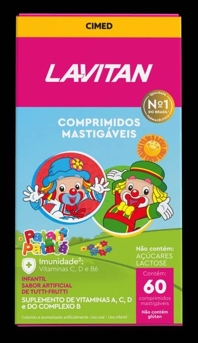 Produto LAVITAN KIDS TUT FRUT 60CP MA