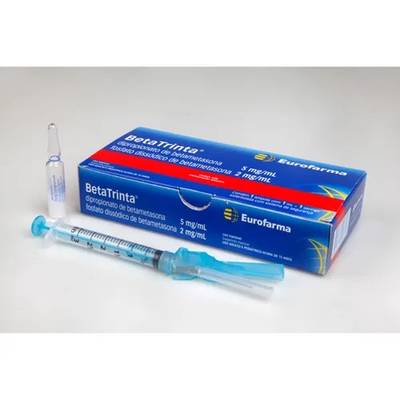 Produto BETATRINTA 5MG+2MG AMP 1ML