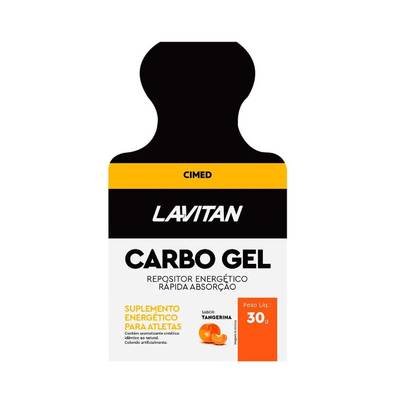 Produto LAVITAN CARBO GEL CHOC SAC 30G