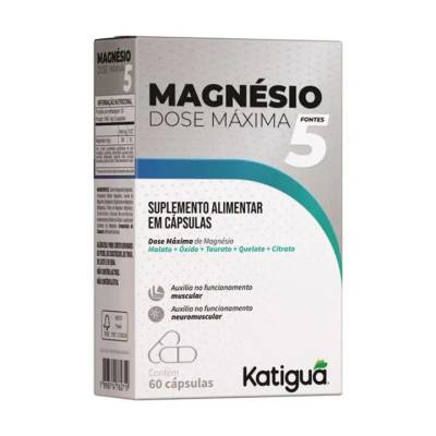 Produto MAGNÉSIO 5 DOSE MÁXIMA