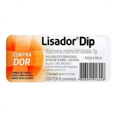 Produto DIPIRONA 1 G LISADOR DIP 4 COMP