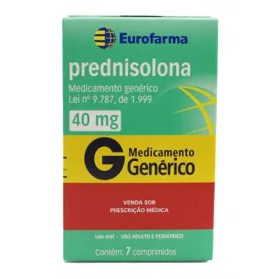 Produto PREDNISOLONA 40MG 7CP