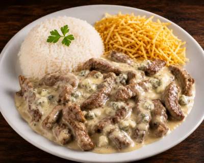 Produto Iscas de Filé com Molho Gorgonzola