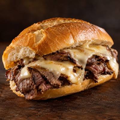 Produto PÃO COM CARNE E QUEIJO