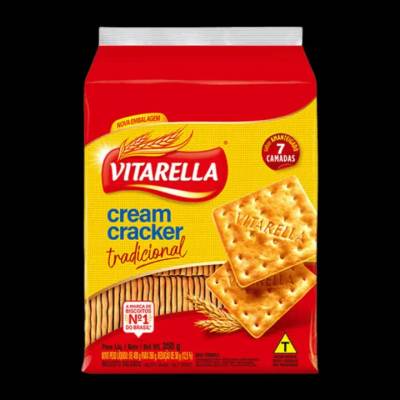 Produto Biscoito Cream Cracker Tradicional Vitarella 350g