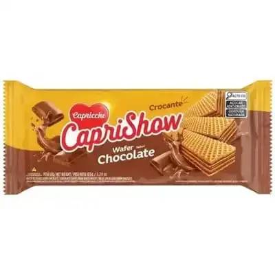 Produto Wafer Sabor Chocolate Capricche CapriShow 65g