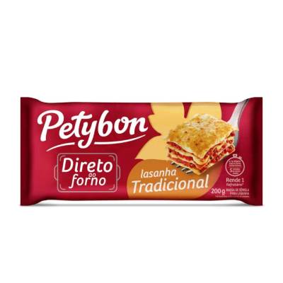 Produto Lasanha Tradicional Petybon Direto ao Forno 200g