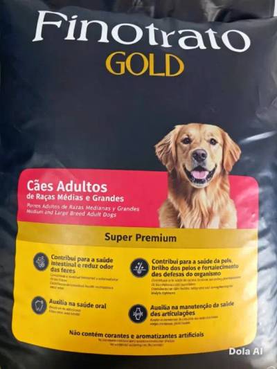 Produto Ração Finotrato Gold Super Premium - Cães Adultos Raças Médias e Grandes 15kg