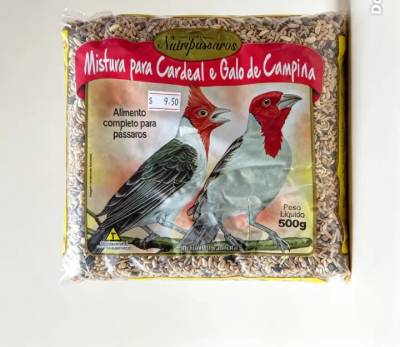 Produto Mistura para Cardeal e Galo de Campina 500g