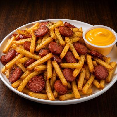 Produto Fritas com Calabresa
