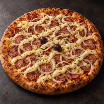 Produto Pizza Calabresa com Catupiry