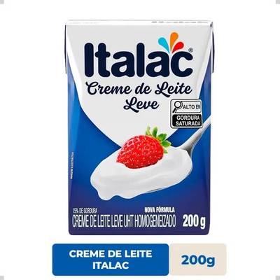 Produto Creme de Leite Leve UHT Italac