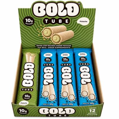 Produto Gold Tube (Pistache / Cookies & Cream)